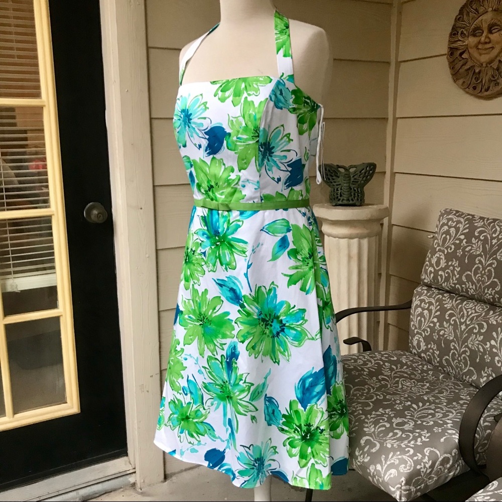 Jessica Howard halter floral dress